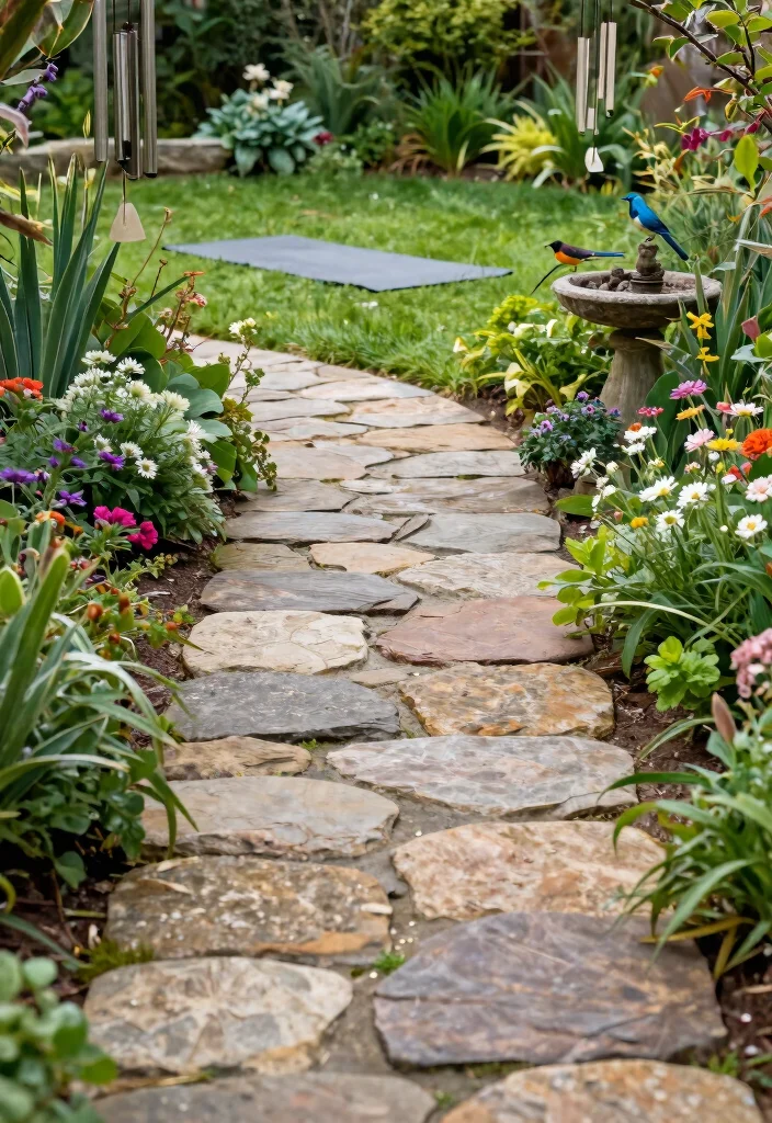 12 Backyard Yoga Space Ideas for a Private Outdoor Retreat 4. Natural Stone Pathway 0