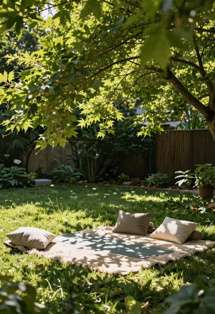 12 Backyard Yoga Space Ideas for a Private Outdoor Retreat 5. Canopy of Trees 0