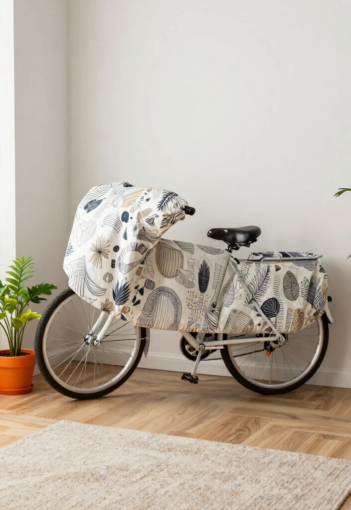 12 Commuter Bike Storage Solutions for Apartments and Tight Spaces 10. Bike Covers for Indoor Storage 0