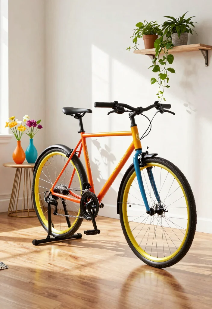 12 Commuter Bike Storage Solutions for Apartments and Tight Spaces 2. Vertical Bike Stands 0