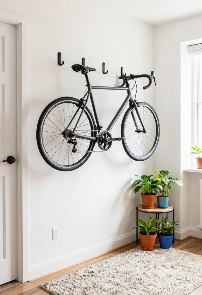 12 Commuter Bike Storage Solutions for Apartments and Tight Spaces 3. Bike Hooks 0