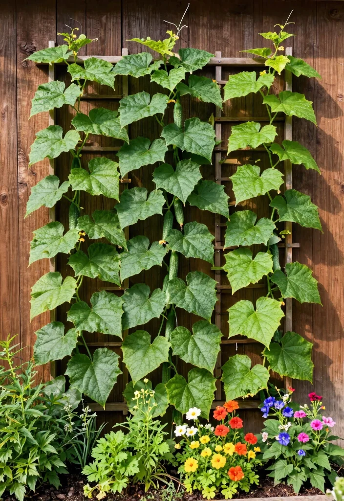 12 Cucumber Arch Trellis Concepts for a Productive Vertical Garden 5. Vertical Garden Wall Trellis 0