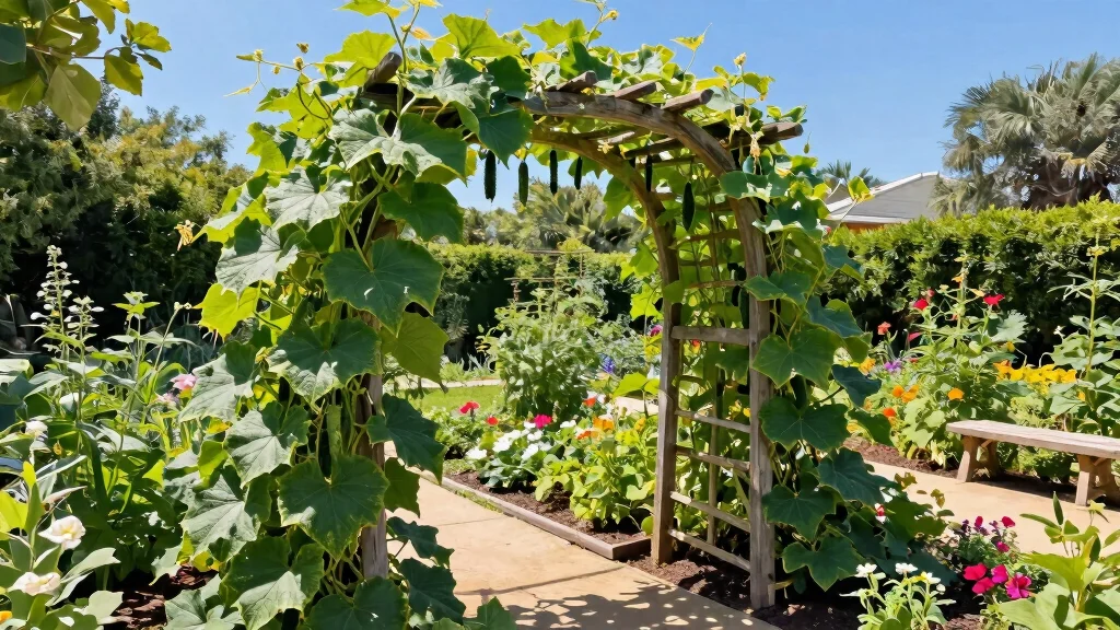 12 Cucumber Arch Trellis Concepts for a Productive Vertical Garden