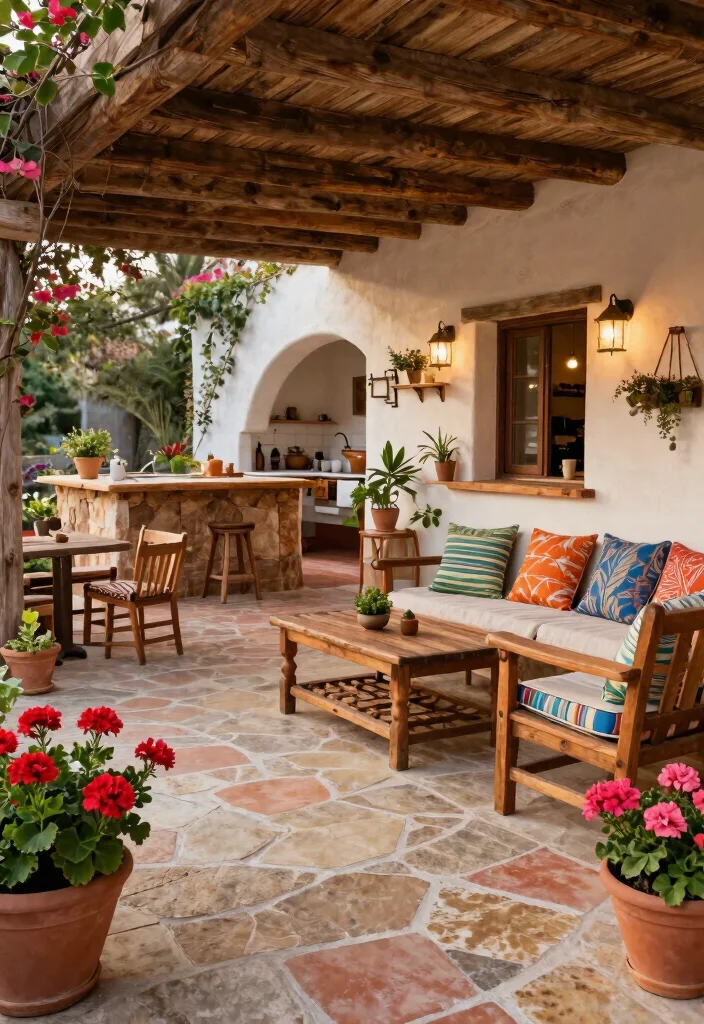 12 European Patio Ideas for a Charming Al Fresco Outdoor Space 11. Rustic Mediterranean Style 0