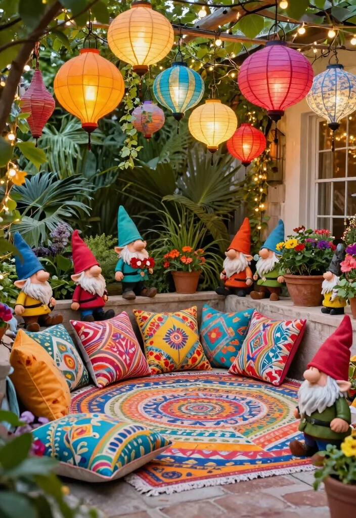 12 European Patio Ideas for a Charming Al Fresco Outdoor Space 7. Whimsical Decor 0
