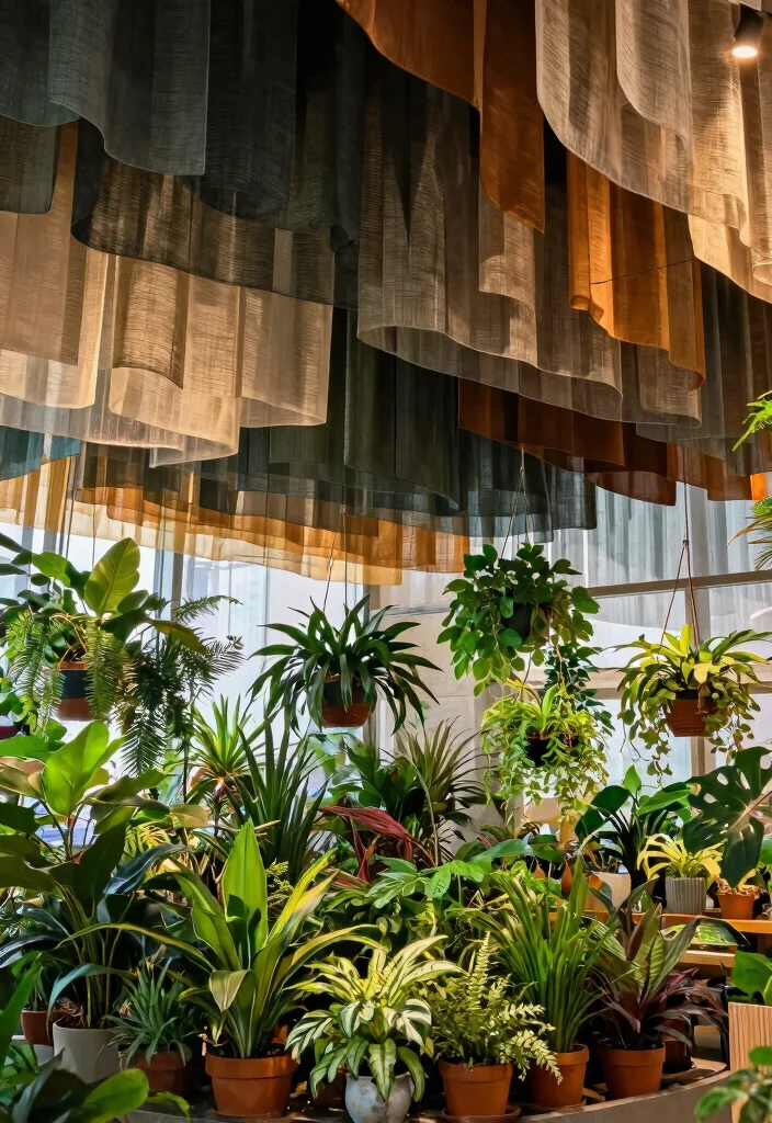 12 Fabric Ceiling Concepts That Transform a Plain Room Instantly 6. Layered Fabrics for Depth 0