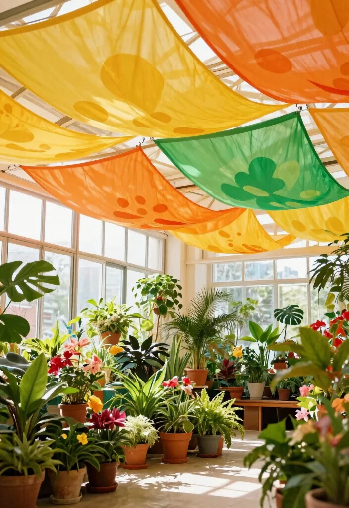 12 Fabric Ceiling Concepts That Transform a Plain Room Instantly 9. Bright and Cheerful Fabrics 0