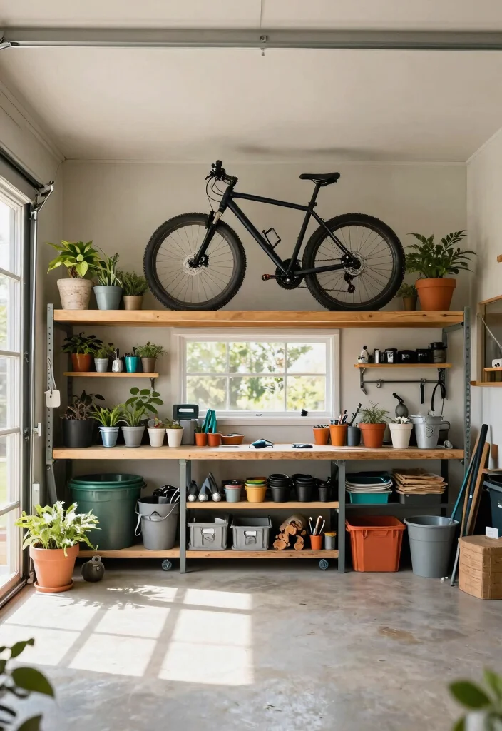 12 Fat Bike Storage Ideas for Garages and Small Spaces 3. Overhead Storage Solutions 0