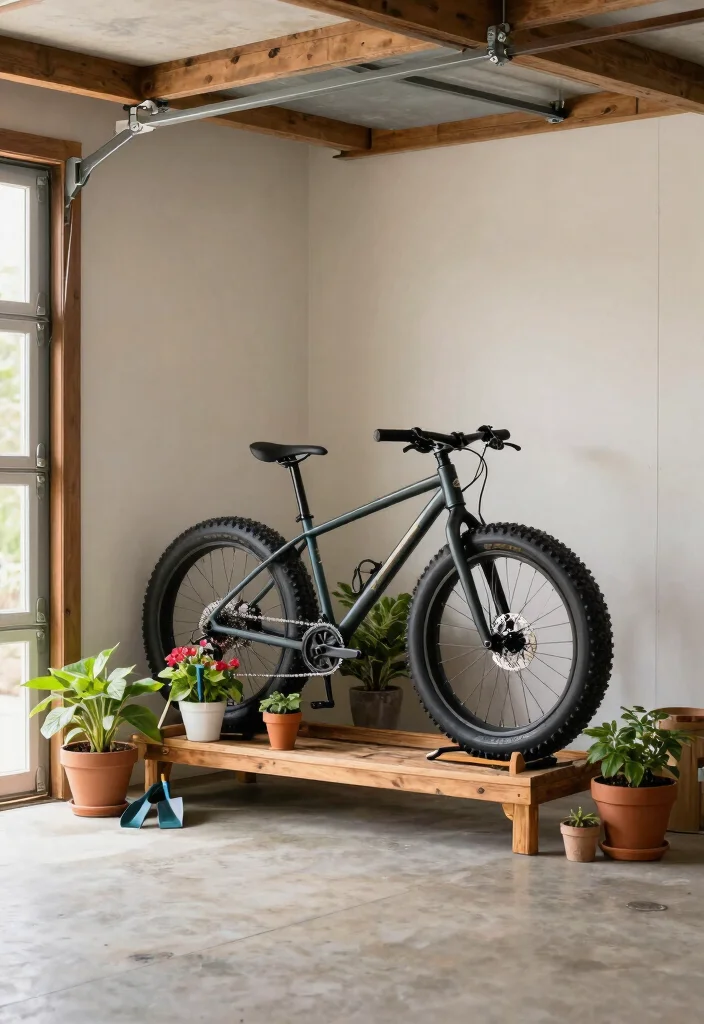 12 Fat Bike Storage Ideas for Garages and Small Spaces 5. Corner Bike Stands 0