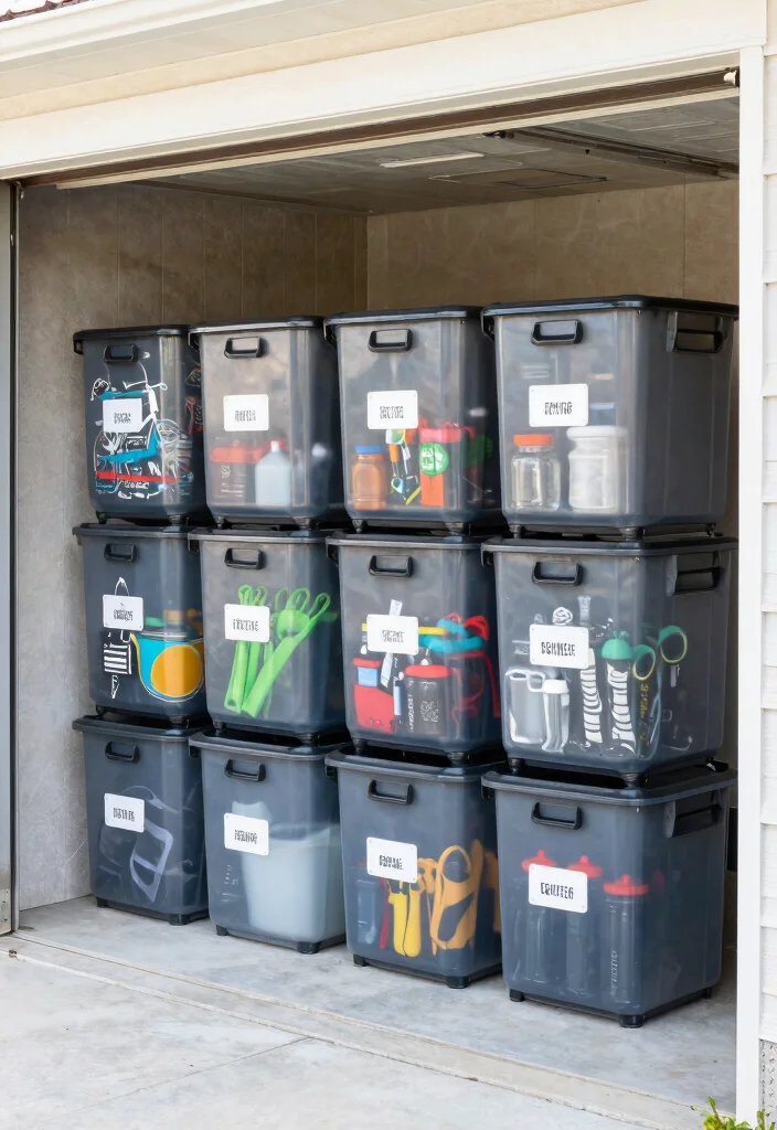 12 Fat Bike Storage Ideas for Garages and Small Spaces 9. Outdoor Gear Storage Containers 0
