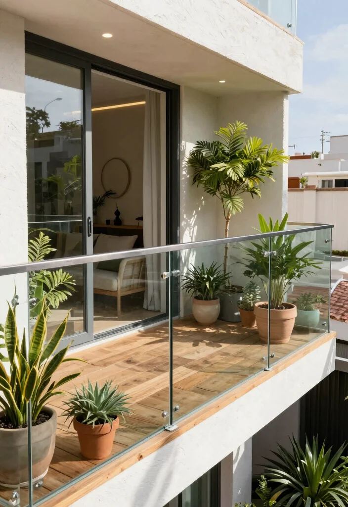 12 Glass Juliet Balcony Ideas That Elevate Any Home Facade 3. Eco Friendly Materials 0