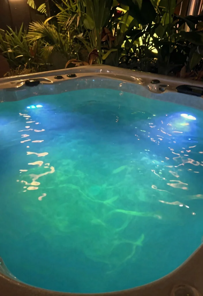 12 Hot Tub Illumination Ideas for the Perfect Relaxing Atmosphere 1. Underwater Lights for a Soothing Glow 0
