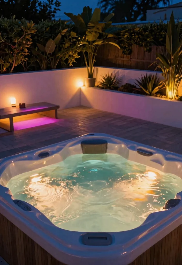 12 Hot Tub Illumination Ideas for the Perfect Relaxing Atmosphere Conclusion 0