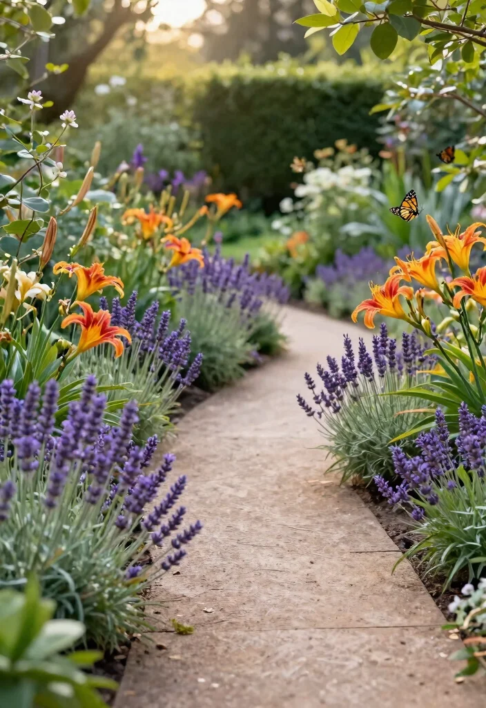 12 Plant Fence Ideas for a Natural Privacy Screen 9. Perennial Edging Plants 0