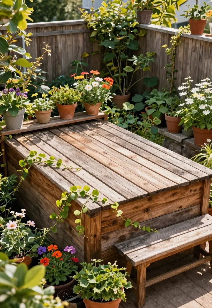 12 Pool Pump Cover Ideas That Look Good and Stay Functional 1. Wooden Slatted Covers for Rustic Charm 0