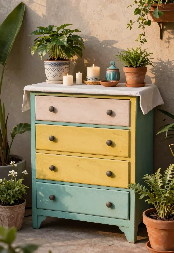 12 Pool Pump Cover Ideas That Look Good and Stay Functional 6. Repurposed Furniture as Covers 0