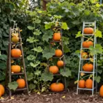 12 Pumpkin Trellis Designs That Support Heavy Vines in Small Gardens