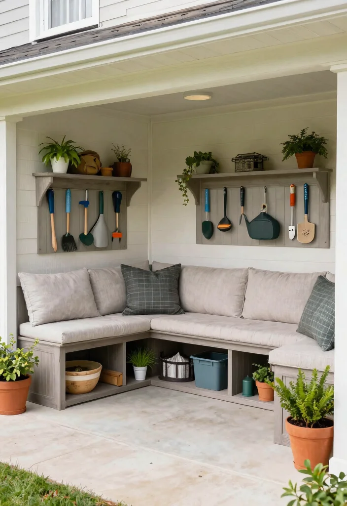 12 Under Deck Ideas to Turn Dead Space Into Something Useful 3. Outdoor Storage Solutions 0
