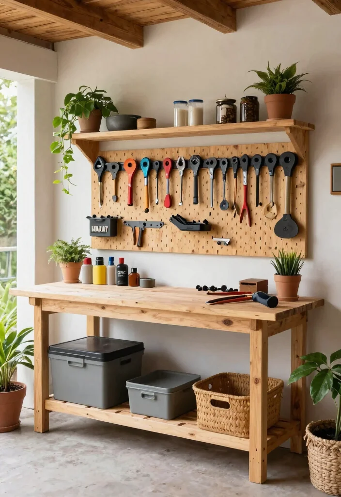 12 Under Deck Ideas to Turn Dead Space Into Something Useful 4. Creative Workshop Space 0