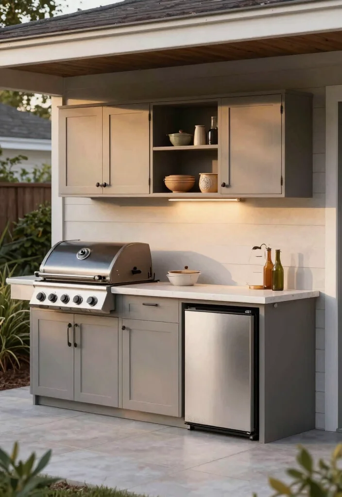 12 Under Deck Ideas to Turn Dead Space Into Something Useful 8. Outdoor Kitchenette 0