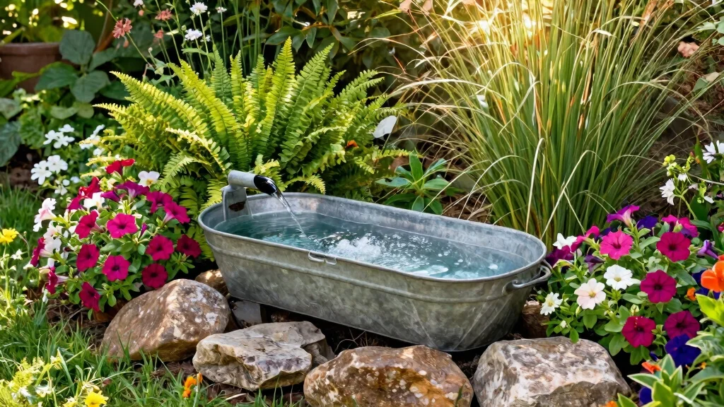 12 Water Trough Fountain Ideas for a Rustic Garden Focal Point