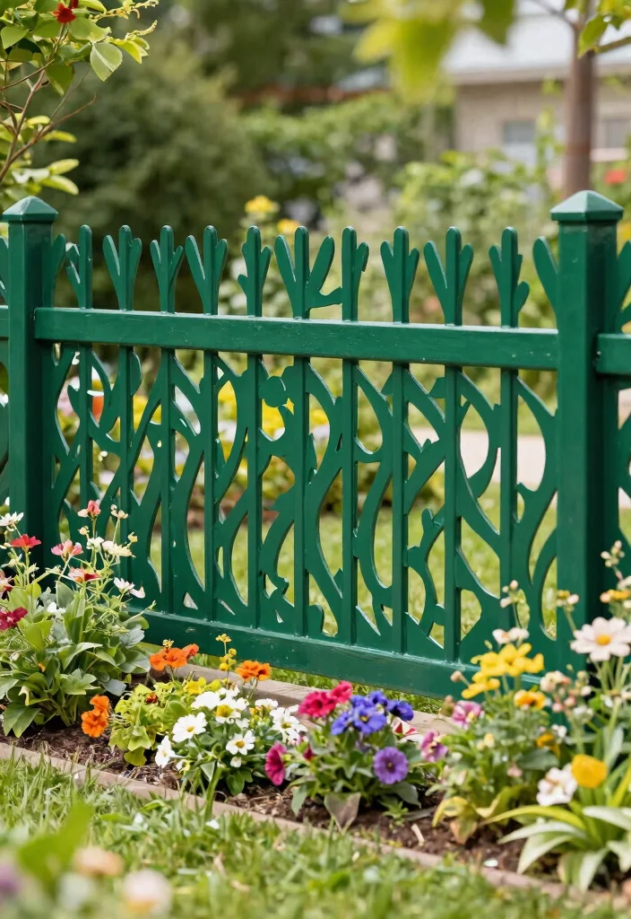14 Aluminum Fence Concepts for a Sleek Low Maintenance Yard 3. Customizable Aluminum Fence Designs 0