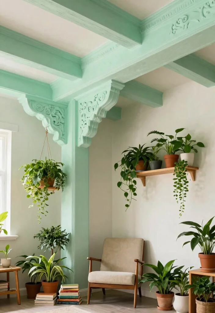 14 Ceiling Beam Ideas That Add Character to Any Room 2. Decorative Ceiling Beams 0