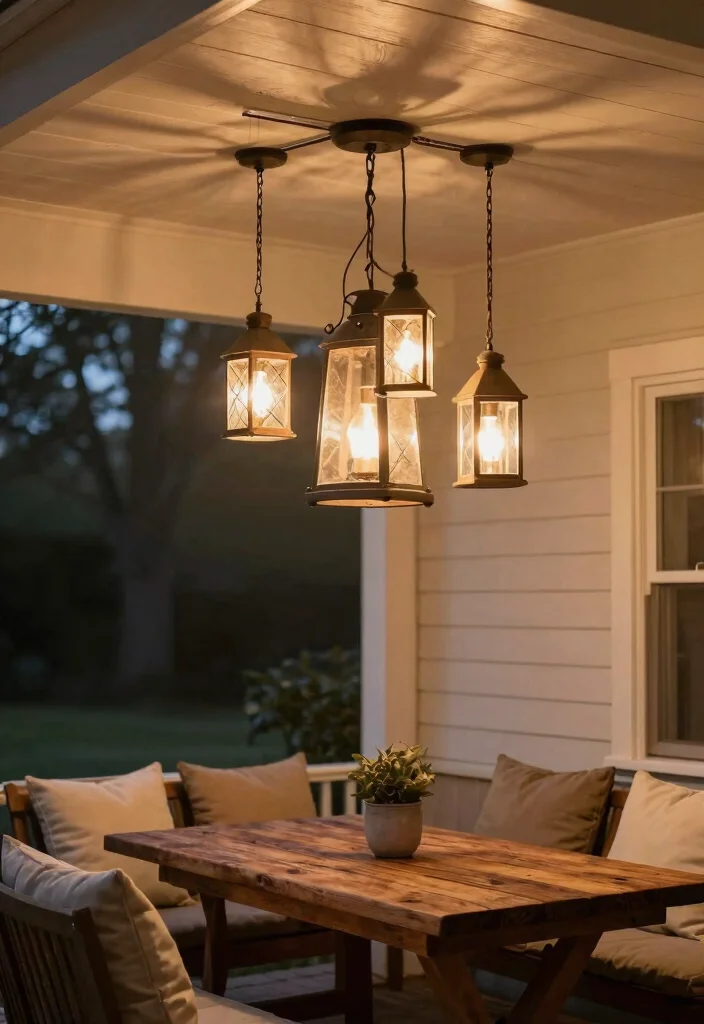 14 Cheap Porch Ceiling Ideas That Look High End 11. Ceiling Lighting Fixtures 0