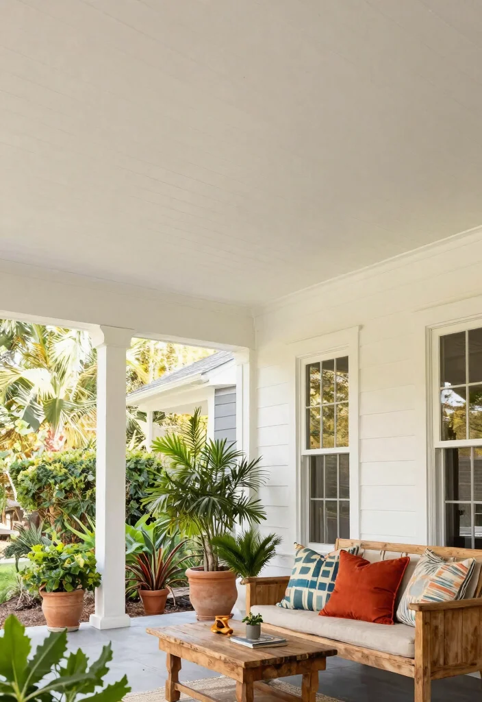 14 Cheap Porch Ceiling Ideas That Look High End 2. Beadboard Ceiling 0