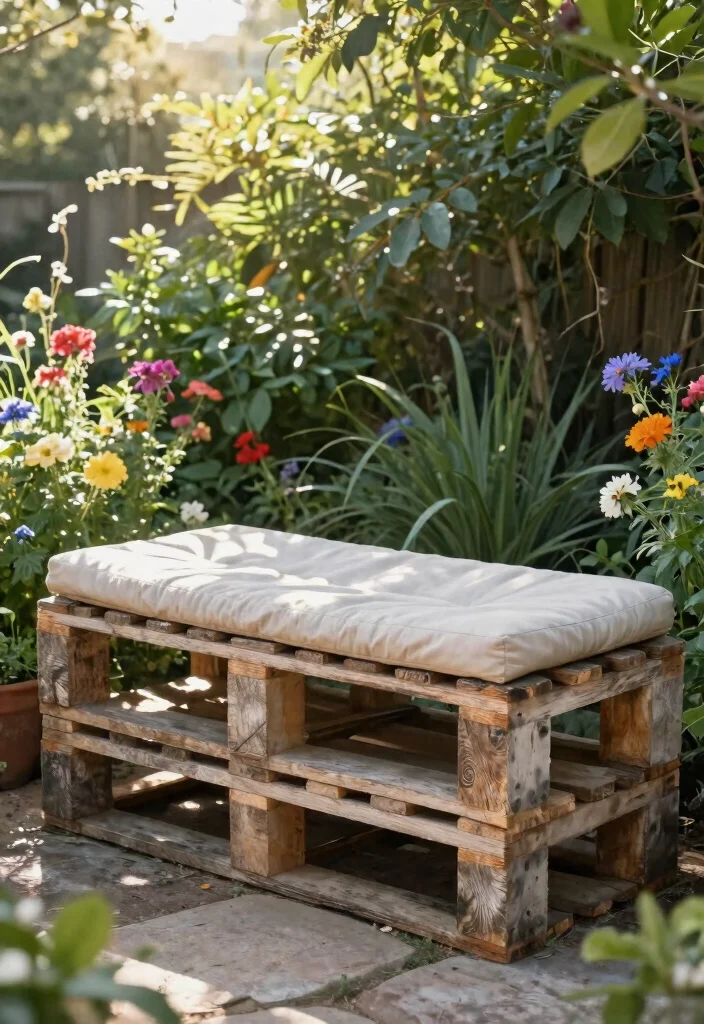 14 DIY Pallet Patio Furnishings Ideas for an Affordable Outdoor Space 14. Pallet Shower Bench 0