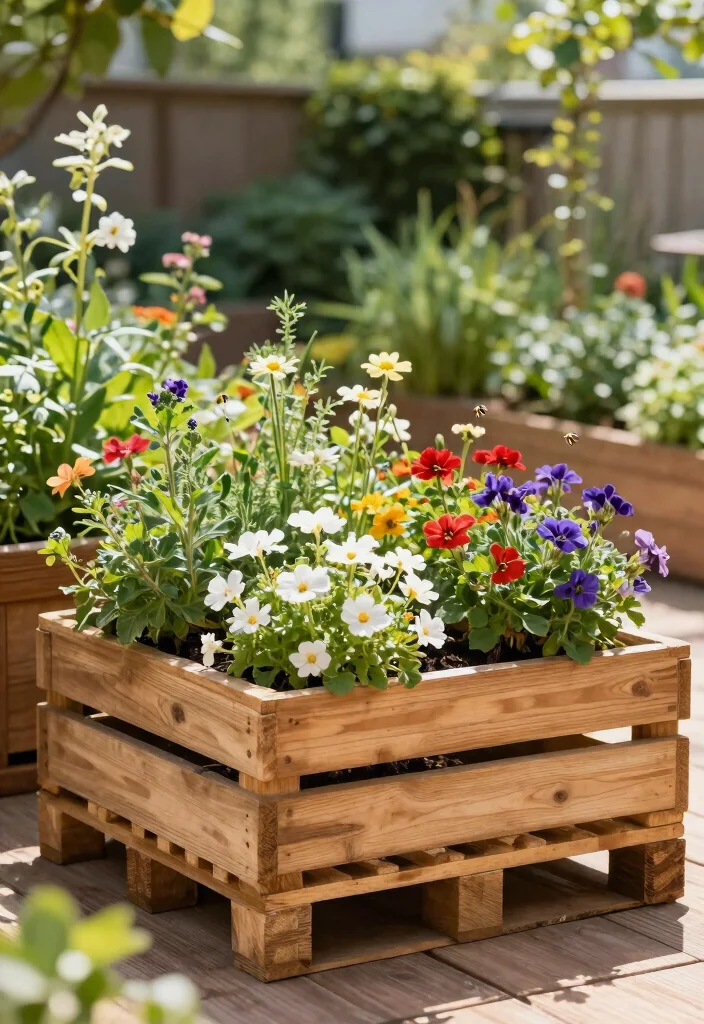 14 DIY Pallet Patio Furnishings Ideas for an Affordable Outdoor Space 4. Pallet Planter Boxes 0