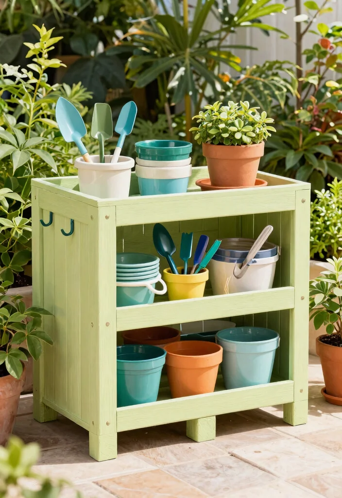14 DIY Pallet Patio Furnishings Ideas for an Affordable Outdoor Space 8. Pallet Garden Storage 0