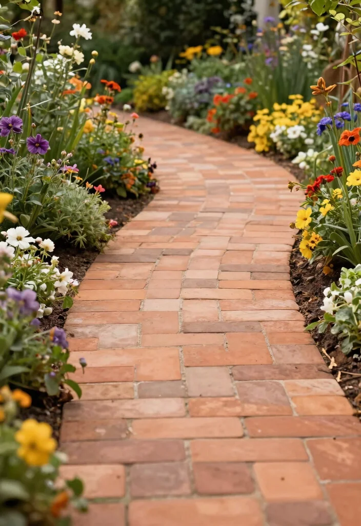 14 Front Yard Paver Concepts That Boost Curb Appeal 9. Terracotta Pavers 0