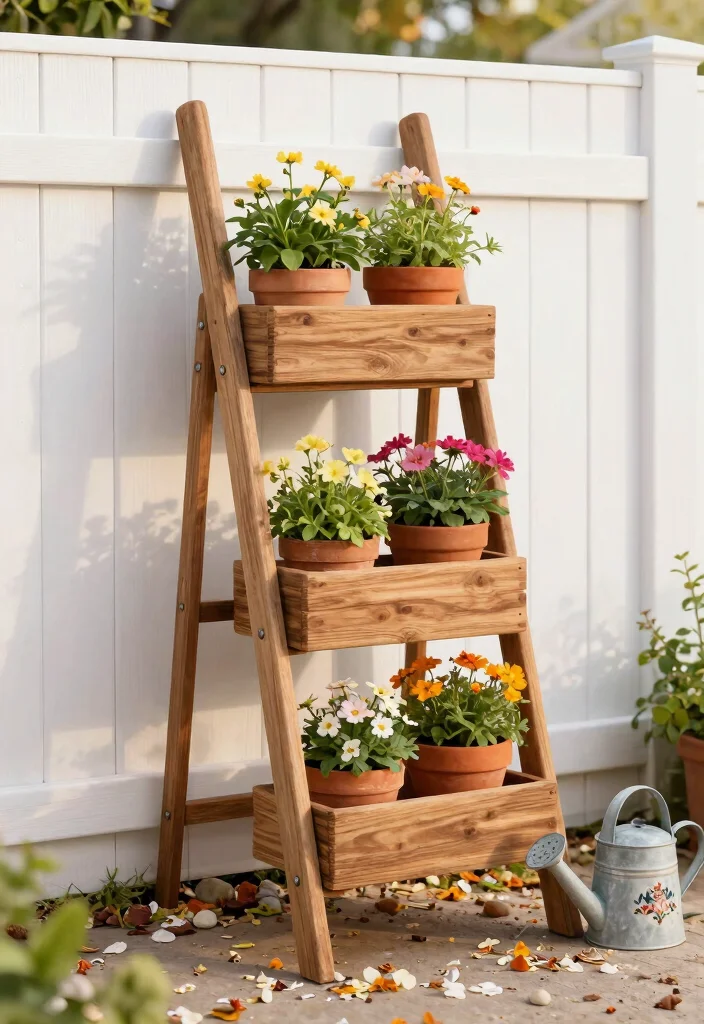 14 Planter Box Plans You Can Build for Any Skill Level 2. Ladder Planter Box 0