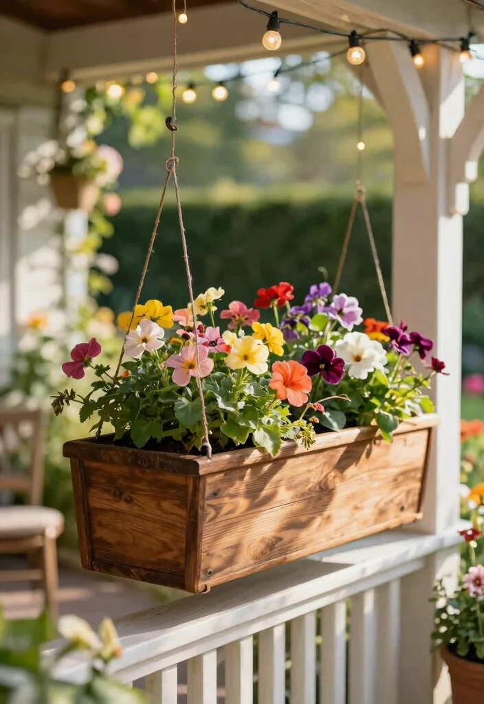 14 Planter Box Plans You Can Build for Any Skill Level 4. Horizontal Hanging Planter Box 0
