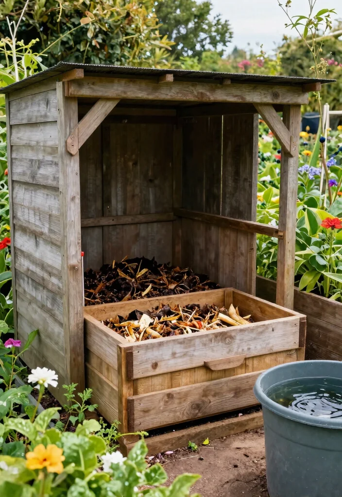 14 Storage Shed Design Ideas That Are Functional and Stylish 7. Garden Shed with Compost Area 0