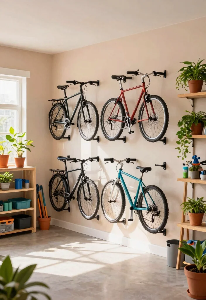 15 Bike Storage Ideas for Garages Sheds and Small Spaces 1. Wall Mounted Bike Racks 0