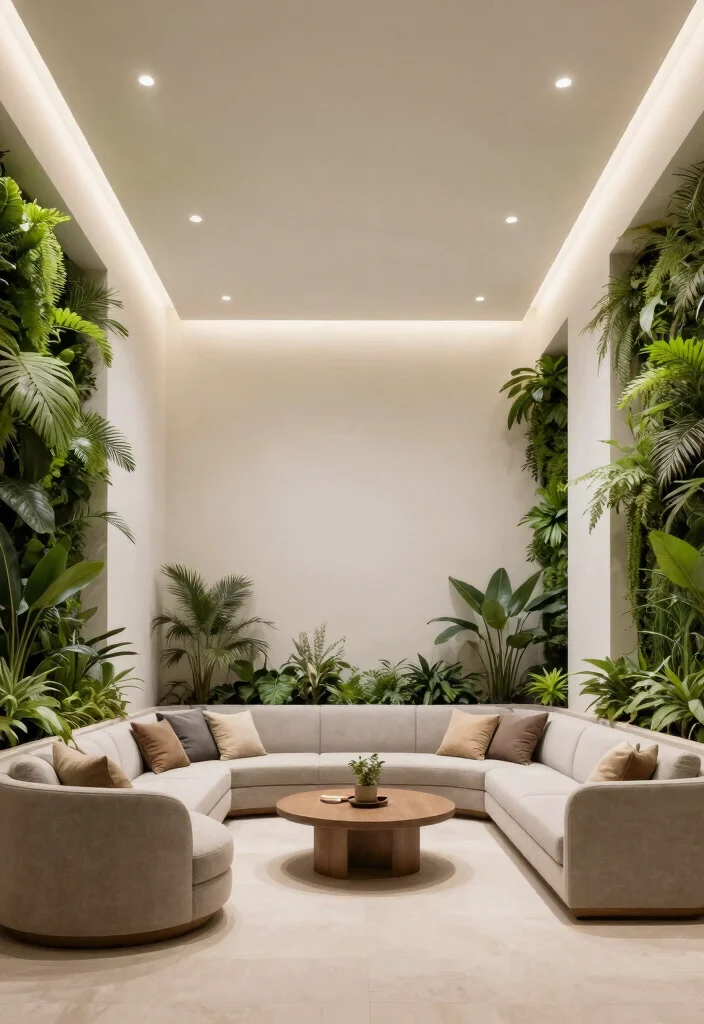 15 Simple Ceiling Designs That Make Living Rooms Look Taller 11. Recessed Lighting 0