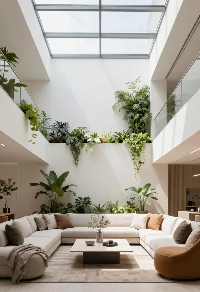 15 Simple Ceiling Designs That Make Living Rooms Look Taller 5. Skylights 0