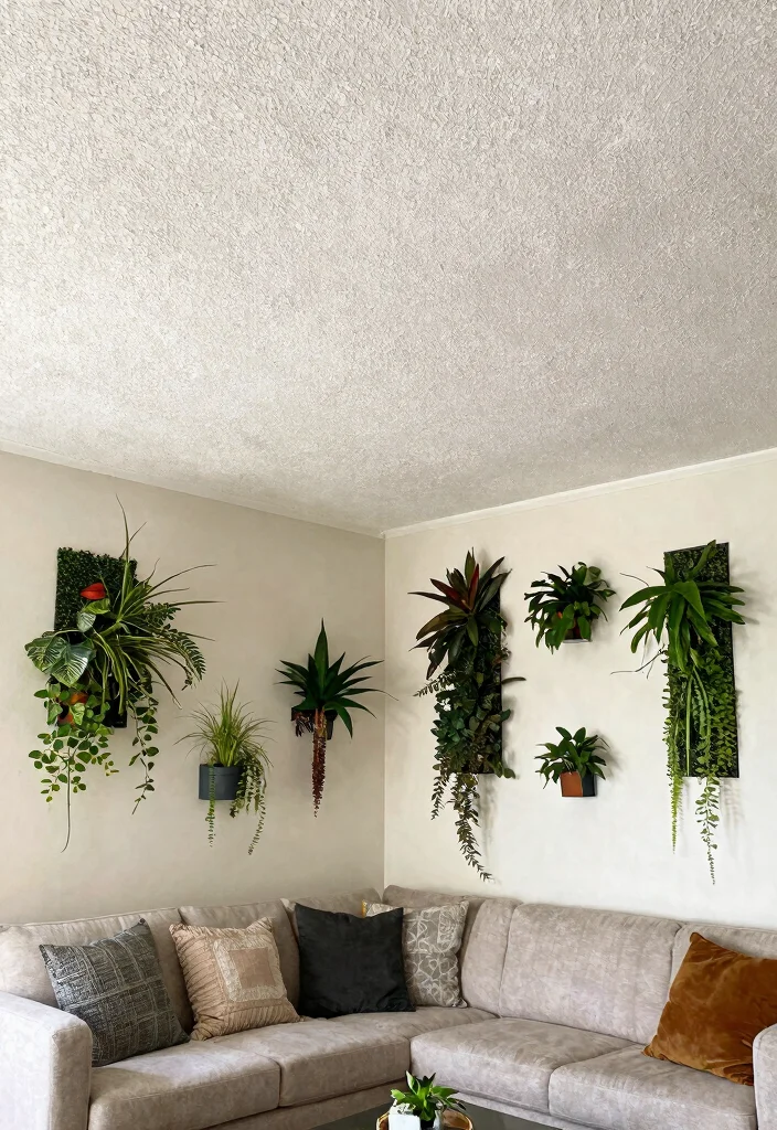 15 Simple Ceiling Designs That Make Living Rooms Look Taller 9. Textured Ceilings 0