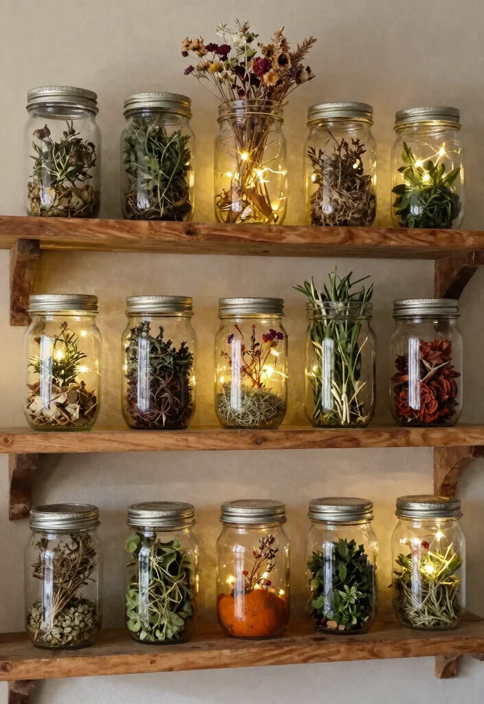15 Vintage Farmhouse Decor Ideas for a Warm and Lived In Home 2. Vintage Mason Jars 0