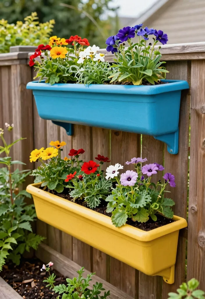 18 Cheap Planter Ideas You Can Build or Buy This Weekend 8. Rain Gutter Planters 0