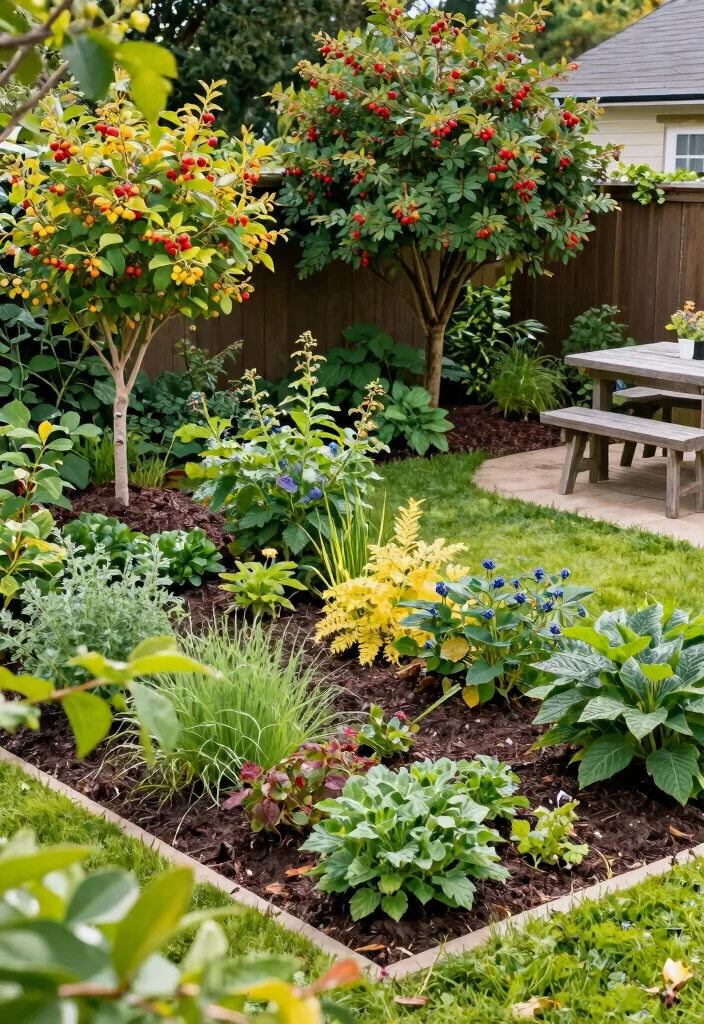 18 Small Backyard Ideas That Make a Tiny Space Feel Bigger 18. Edible Landscaping 0