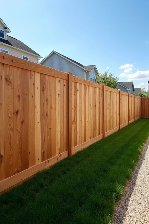 average fence cost per foot nationwide