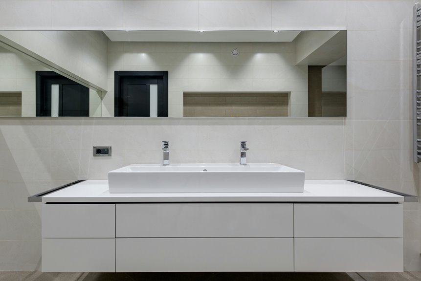 bathroom vanity height guidelines and measurements