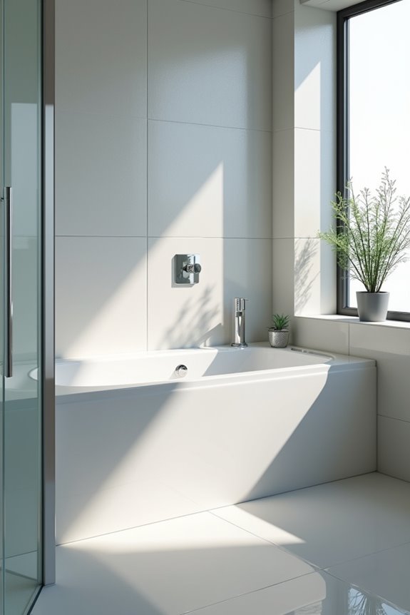 bathtub shower combo water capacity