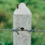 concrete per fence post