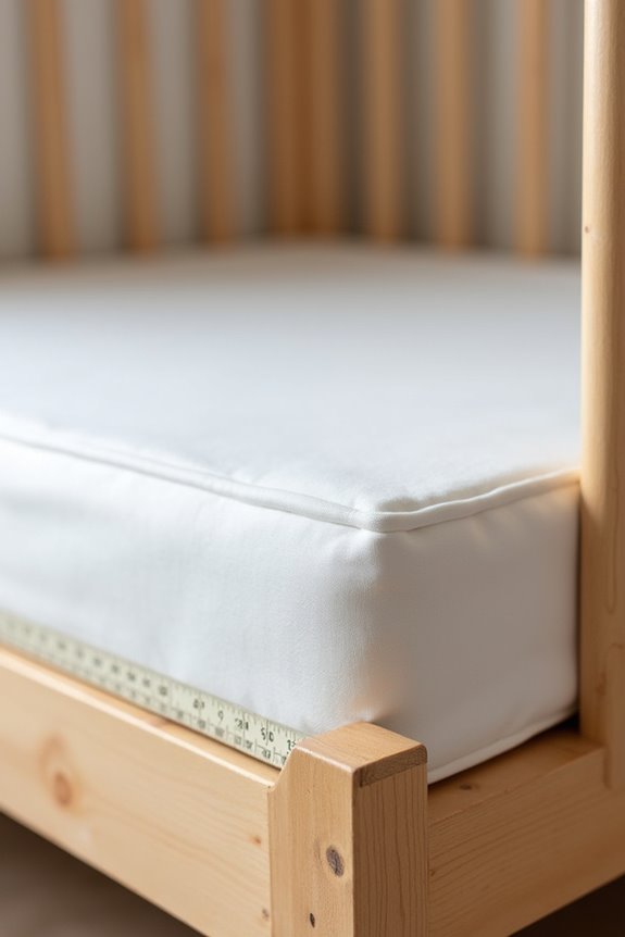 crib mattress gap measurements