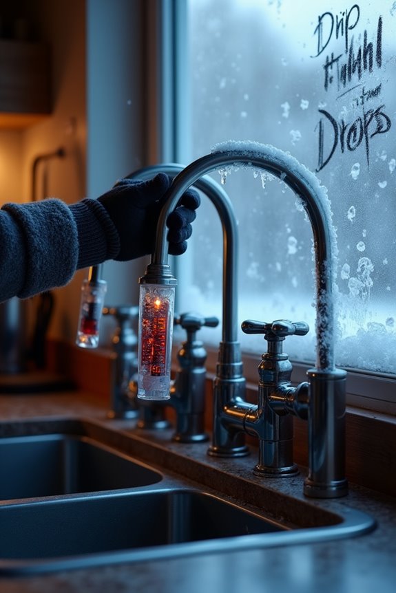 drip farthest pipes both ends