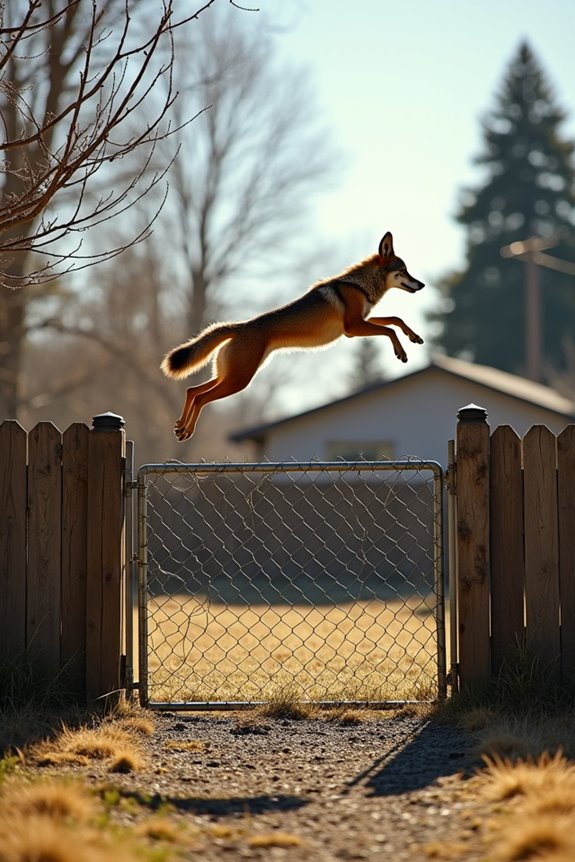 electric fences and rollers deter coyotes